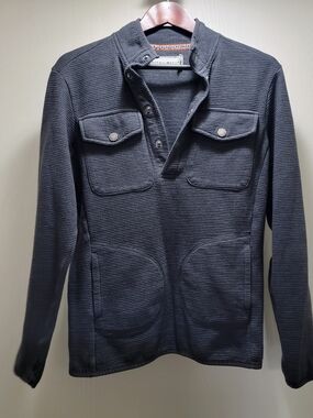 The Normal Brand Dark Gray Textured Pullover